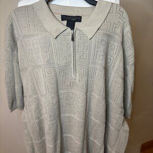 NWT The Men's Store at Bloomingdale's Cotton Sweater Polo XXL